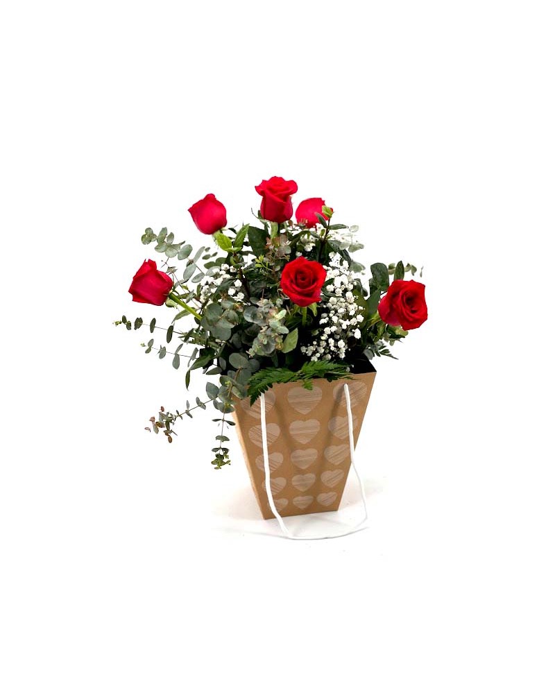 ROSAS CAJA CORAZONES