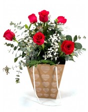 ROSAS CAJA CORAZONES