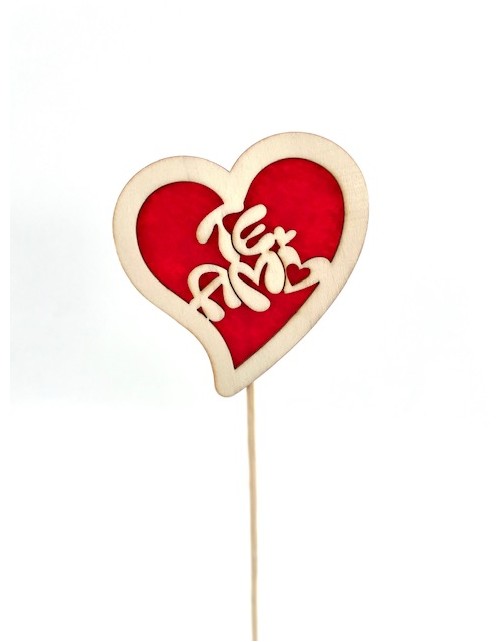 PICK CORAZON TE AMO
