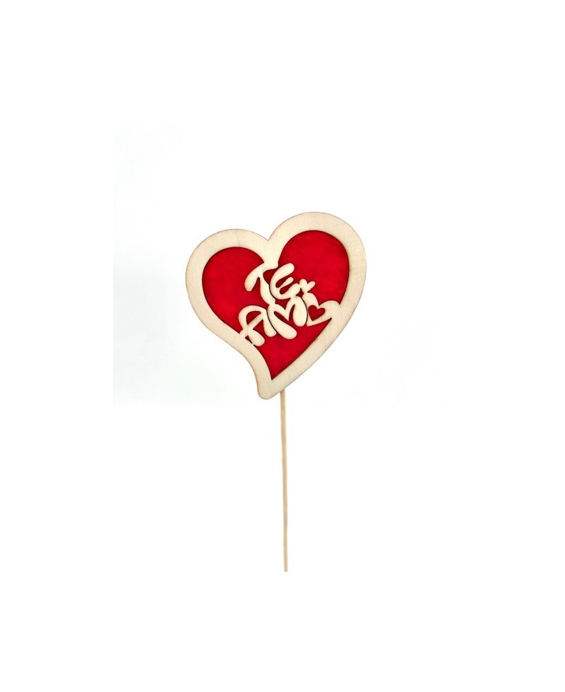 PICK CORAZON TE AMO
